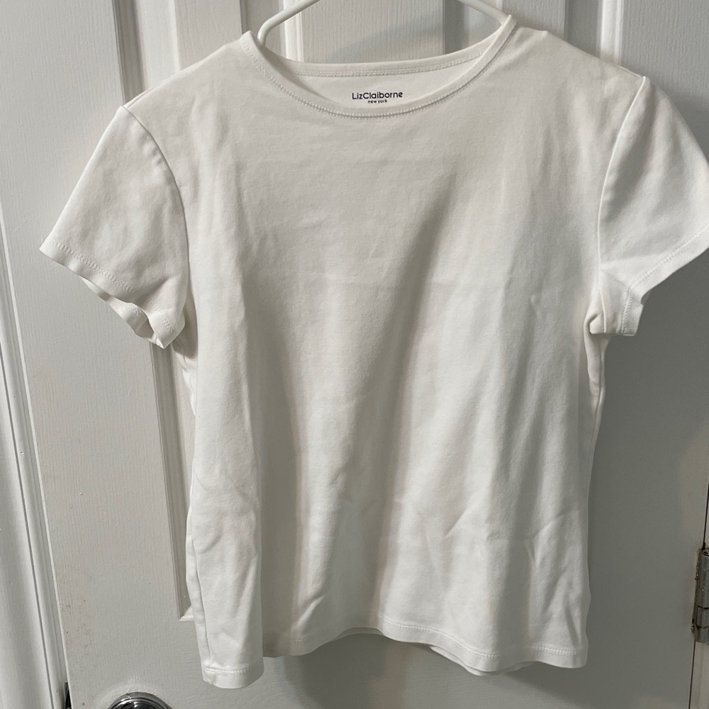 Liz Claiborne Kids Classic White Tee